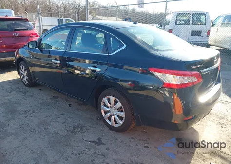 2015 Nissan Sentra Sv из США, поврежденный, VIN 3N1AB7AP1FY364108
